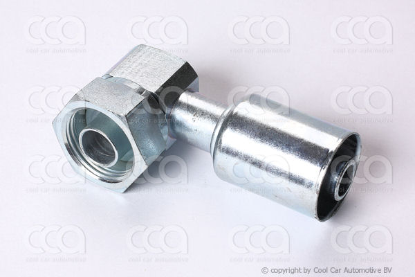 Fittingen / Compr. fittingen - adapters Fitting rotalock  90 gr 10 staal