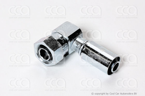 Fittingen / Compr. fittingen - adapters Fitting  FOR  90 gr ROD 10 - 10 staal