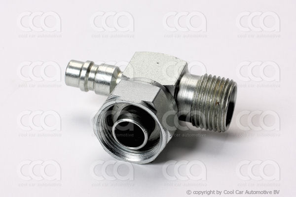 Fittingen / Compr. fittingen - adapters Fitting rotalock 90 gr - MIO 10 + R134a