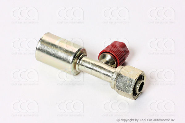 Fittingen / Compr. fittingen - adapters Fitting FOR  0 gr  8 - 8  alu + R134a