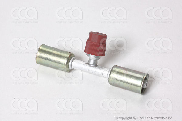 Fittingen / Compr. fittingen - adapters Splicer 0 gr 6 - 6 aluminium + R134Aa