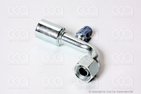 Fittingen / Compr. fittingen - adapters Fitting FOR 90 gr 10 - 10 staal + R134a