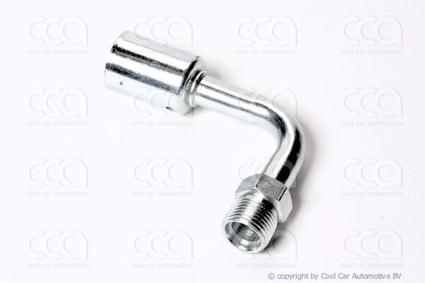 Fittingen / Compr. fittingen - adapters Fitting MIO 90 gr 8 - 8 staal