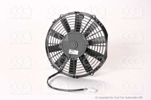 Ventilatoren UNI (condenser) Ventilator Spal 255 mm. 12 volt zuigend