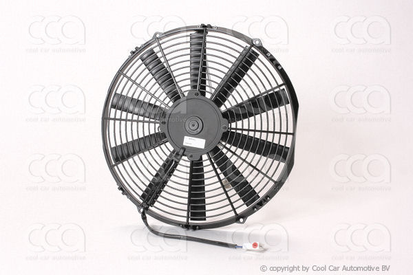 Ventilatoren UNI (condenser) Ventilator Spal 350 mm. 12 volt drukkend