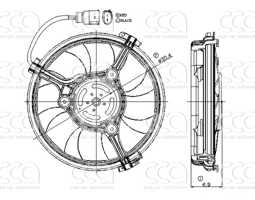 Ventilatoren Nissens Ventilator VW Passat