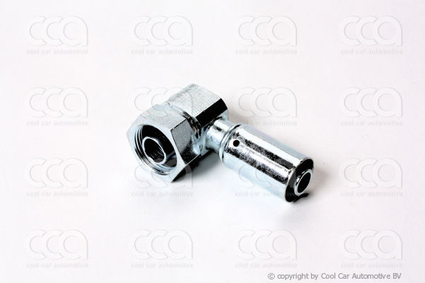 Fittingen / Compr. fittingen - adapters Fitting rotalock 90 gr ROD  10  staal