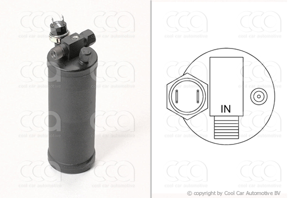Droger / accumulator Droger universeel 198 mm x 60 mm