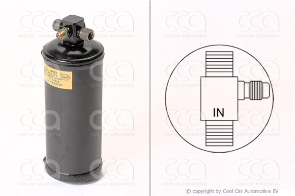 Droger / accumulator Droger universeel 229 mm x 76 mm