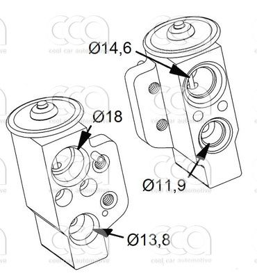 Blokventielen Expansieventiel VW Golf V / Touran