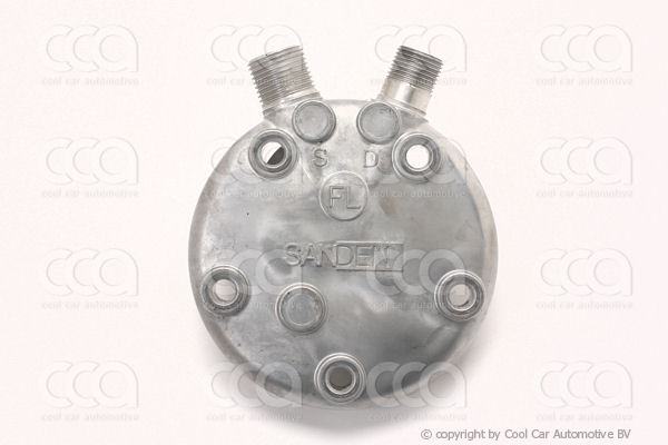 Compr. deksel / fitting / steun / overig COMPRESSORDEKSEL SANDEN  (CODE F)