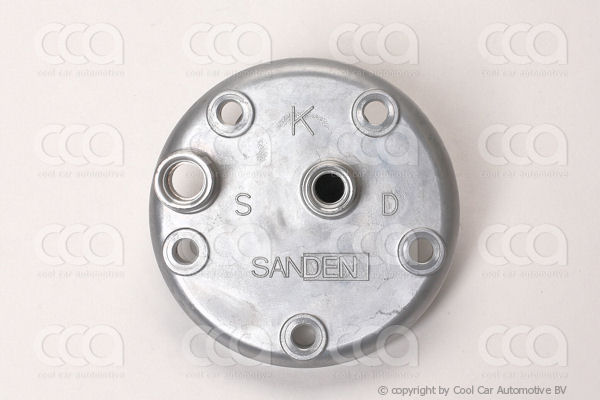 Compr. deksel / fitting / steun / overig COMPRESSORDEKSEL SANDEN  (CODE K)