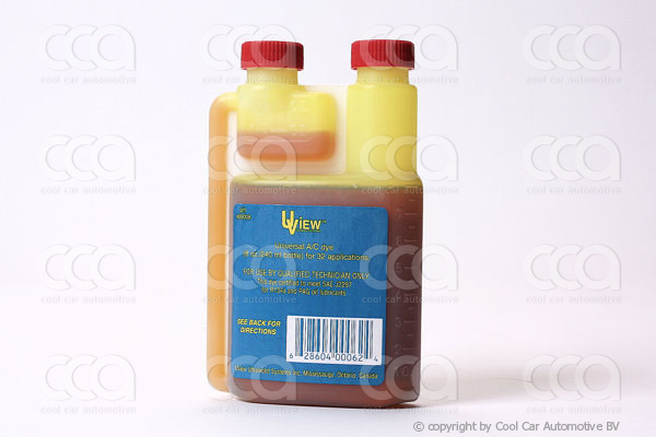 Compressor olie / lekdetektievloeistof Ultra 64 lekdetectie UV Dye (240 ml.)