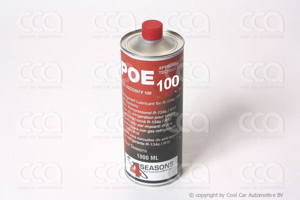 Compressor olie / lekdetektievloeistof Compressor olie POE/Ester 100 (1 liter)