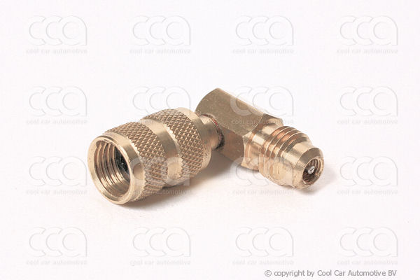 Werkplaatsuitrusting Serv ventiel adapter 1/4 - 1/4    90gr