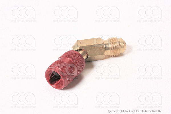 Werkplaatsuitrusting Serv ventiel adapter 1/4 - 3/16  90gr