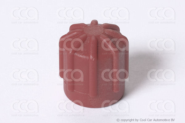 Werkplaatsuitrusting SERVICE VENTIEL DOP HD ROOD (10 STUKS)