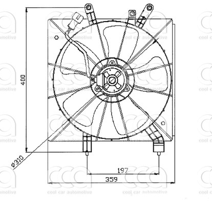 Ventilatoren Nissens Ventilator Honda Accord 98-
