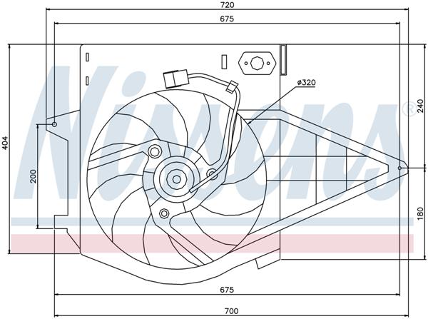 Ventilatoren Nissens Ventilator Citroen Jumpy 96-