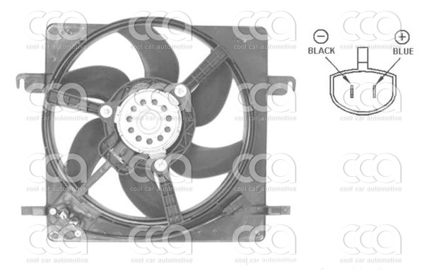 Ventilatoren Nissens Ventilator Ford Ka + AC 03-