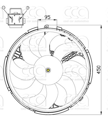 Ventilatoren Nissens Ventilator Fiat Stilo 1,2 01-