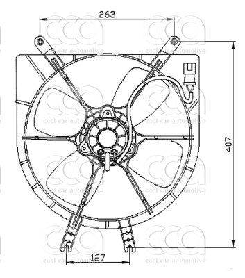 Ventilatoren Nissens Ventilator Honda HR-V 98-