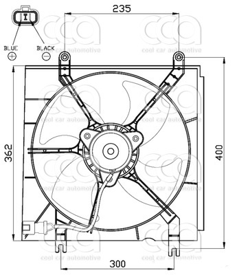 Ventilatoren Nissens Ventilator Honda CR-V 2,0 97-