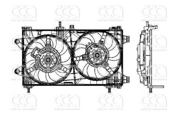 Ventilatoren Nissens Ventilator Fiat Punto II 01-