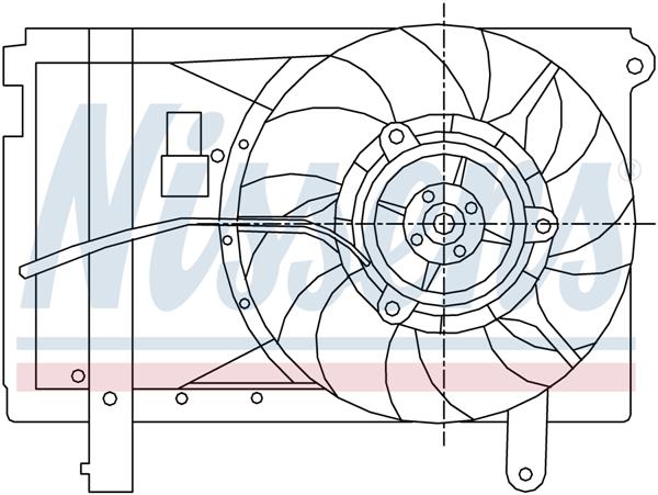 Ventilatoren Nissens Ventilator Daewoo Kalos 02-
