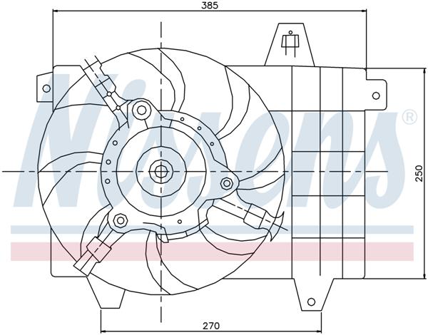 Ventilatoren Nissens Ventilator Alfa-Romeo 145-146