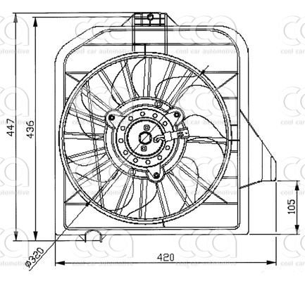 Ventilatoren Nissens Ventilator Chrysler Voyager 01-