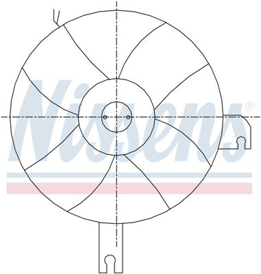 Ventilatoren Nissens Ventilator Toyota Corolla 87-