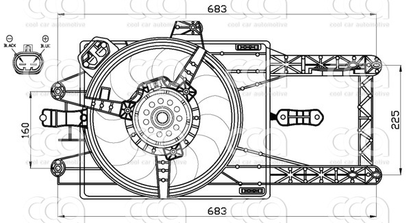 Ventilatoren Nissens Ventilator Lancia Y +AC 00-