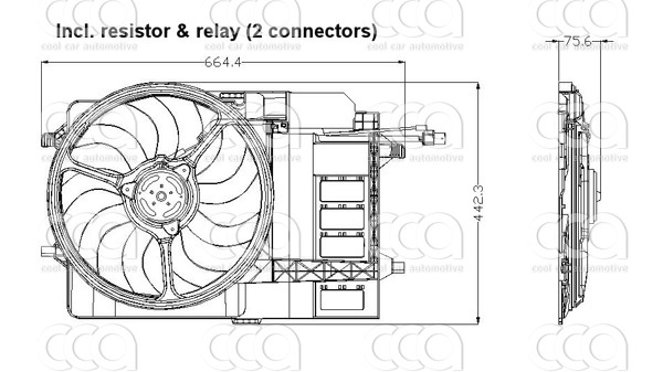 Ventilatoren Nissens Ventilator Mini Cooper S 03-