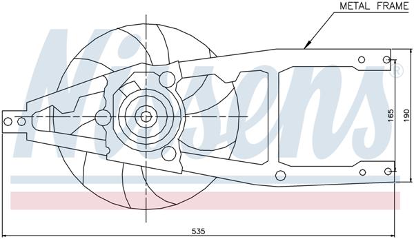 Ventilatoren Nissens Ventilator Fiat Cinquecento 91-