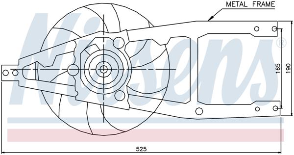 Ventilatoren Nissens Ventilator Fiat Seicento 1.1 98-