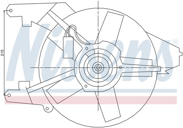 Ventilatoren Nissens Ventilator Nissan Micra 1,1-1,4 02-