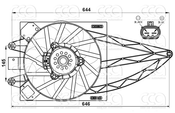 Ventilatoren Nissens Ventilator Fiat Panda 1,3 D 03-