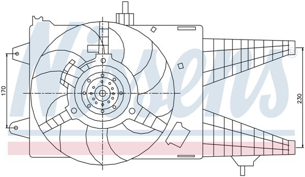 Ventilatoren Nissens Ventilator Fiat Punto 99-