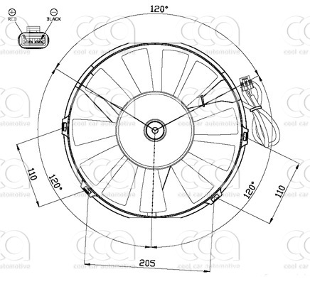 Ventilatoren Nissens Ventilator Opel Astra 89-95