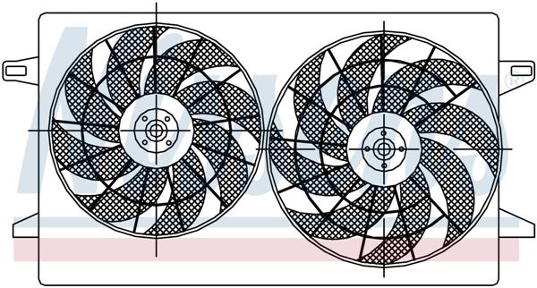 Ventilatoren Nissens Ventilator Ford Windstar 95-