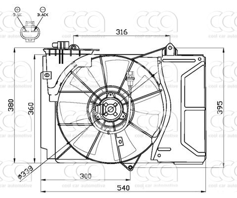 Ventilatoren Nissens Ventilator Toyota Avensis Verso 01-