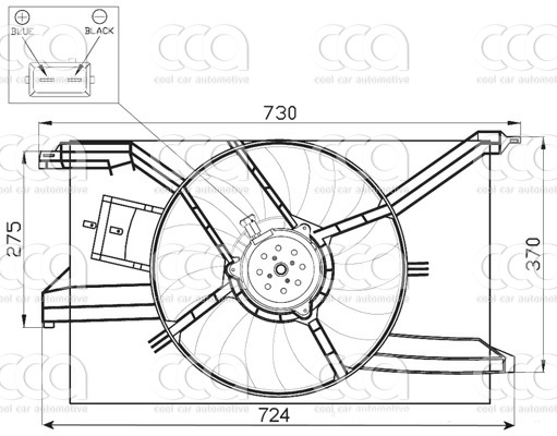 Ventilatoren Nissens Ventilator Opel Vectra C 02-