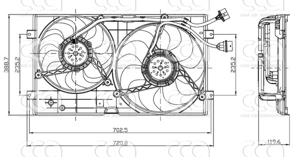 Ventilatoren Nissens Ventilator VW-Beetle 98-