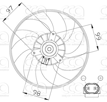 Ventilatoren Nissens Ventilator Renault Megane 02-