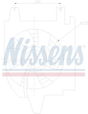 Ventilatoren Nissens Ventilator Kia Rio 00-