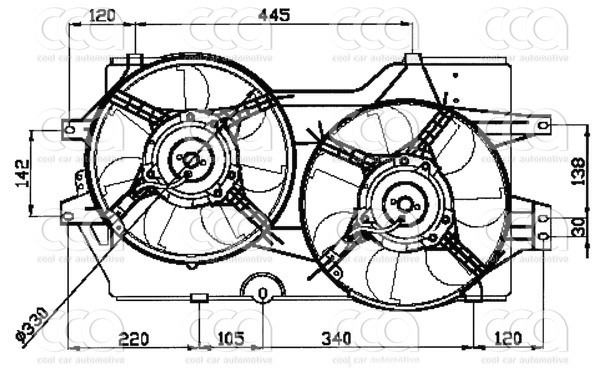 Ventilatoren Nissens Ventilator Chrysler Voyager 95-