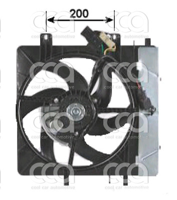 Ventilatoren Nissens Ventilator Citroen C3 02-