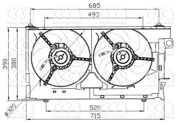 Ventilatoren Nissens Ventilator Citroen Xsara 97-00