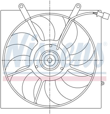 Ventilatoren Nissens Ventilator Kia Carnival 01-
